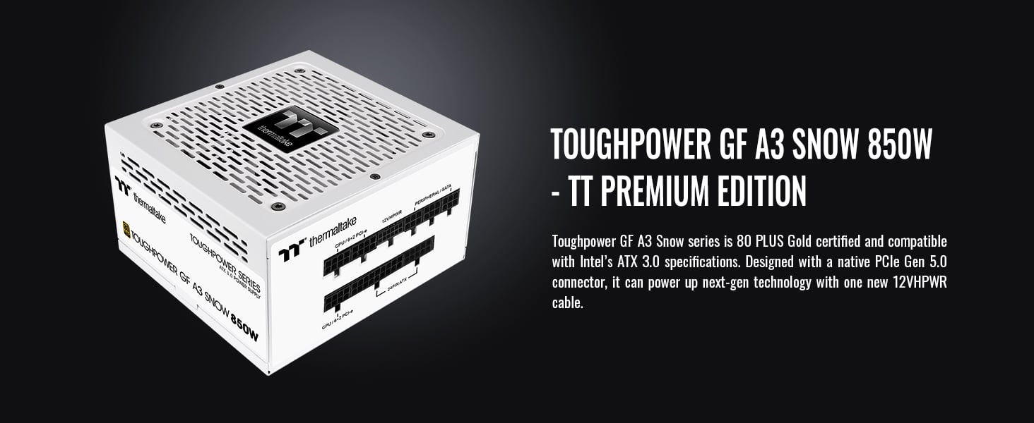 Thermaltake Toughpower GF A3 Snow Edition 850W Power Supply